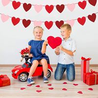 Décoration de fête romantique pour la Saint-Valentin, bannière d'amour pour la Saint-Valentin
