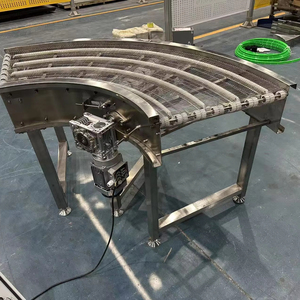 <span class=keywords><strong>90</strong></span> độ đường cong băng tải vành đai thép không gỉ dây lưới vành đai băng tải tùy chỉnh làm mát khô băng tải cho ngành công nghiệp thực phẩm - Product Image 1