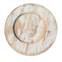 Plateau de Table en bois blanc rustique Youlike tournant grand support de gâteau en or cristal pour la cuisine