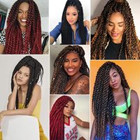Vente en gros de tresses tressées Vendeurs Cheveux de déesse Locs Boîte en désordre Tresses Crochet Bohême pré-étiré Faux cheveux crochetés
