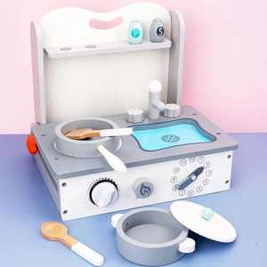 Venta caliente <span class=keywords><strong>en</strong></span> Amazon cocina conjunto <span class=keywords><strong>de</strong></span> juguete divertido papel jugar la <span class=keywords><strong>educación</strong></span> cocinar <span class=keywords><strong>de</strong></span> juguete <span class=keywords><strong>de</strong></span> madera para los tip - Product Image 2