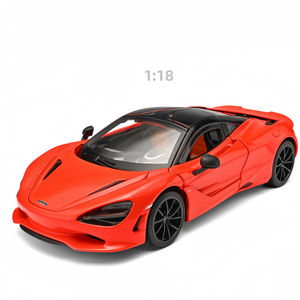 Modèle de <span class=keywords><strong>voiture</strong></span> McLaren765s 1:18 officiellement autorisé, modèle de <span class=keywords><strong>voiture</strong></span> en alliage, modèle de simulation de <span class=keywords><strong>voiture</strong></span>, collection, modèle de jouet en métal, véhicule d'exposition - Product Image 1
