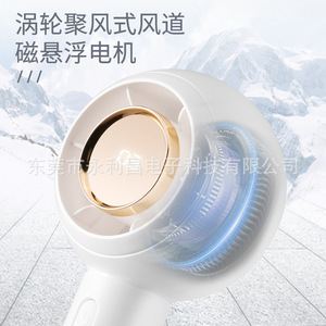 Mini ventilador portátil con motor sin escobillas, recargable por USB, tamaño de bolsillo, para estudiantes - Product Image 1