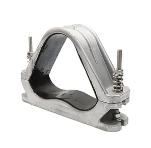 Factory supply JGPH-8 IEC61914 aluminum alloy high voltage stainless steel electrical fix cable clamp cable cleat