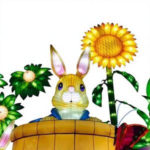 Farol Gigante de Zigong en Oferta para Diwali y Acción de Gracias, Farol de Seda Impermeable para Exteriores con Luces LED para Parques - Product Image 1