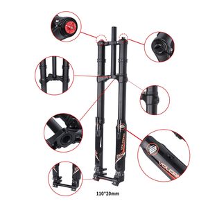 <span class=keywords><strong>Fourche</strong></span> avant double épaule DNM USD-8S/8N pour moto électrique, VTT <span class=keywords><strong>DH</strong></span> FR, débattement de suspension de 203 mm, <span class=keywords><strong>fourche</strong></span> haute pour vélo enduro - Product Image 5