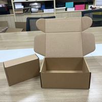 Boîtes d'expédition les moins chères avec logo personnalisé, boîtes en carton ondulé rigide, boîtes d'emballage en carton, boîtes en papier pour les entreprises