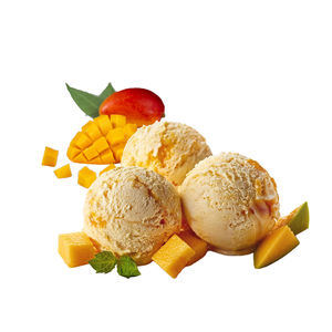 Mélange en poudre pour crème glacée dure saveur mangue tropicale, crème non laitière pour les salons de crème glacée et les distributeurs automatiques, sachet - Product Image 3