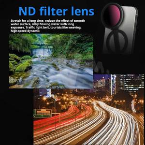Adaptateur de filtre en verre magnétique MagSafe 52 mm pour téléphone avec filtres CPL ND Black Mist, kit d'accessoires de photographie mobile - Product Image 4