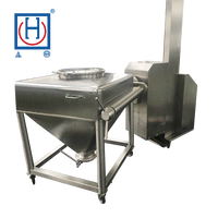 Mélangeur de poubelles à bras unique automatique en acier inoxydable Mélangeur de poudre à contrôle PLC