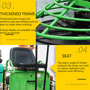 عروض ترويجية رائعة مروحية ركوب الخرسانة على الكرسي آلة تجعيد الأسطح الخشنة - Product Image 6