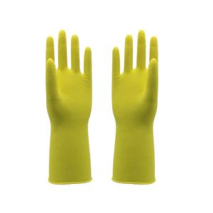 Gants résistants de haute qualité 100% latex de qualité supérieure Gants ménagers avec intérieur en coton floqué - Product Image 4