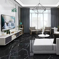 Dalles de marbre noir Marquina poli naturel en gros, dalles de marbre blanc et noir pour carrelage de salle de bain, murs et sols
