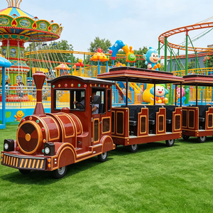Trenes Turísticos para Niños y Adultos, Trenes sin Rieles para Parques de Diversiones y Atracciones, en Oferta - Product Image 4