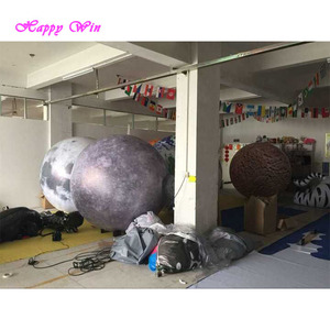 Quảng Cáo <span class=keywords><strong>Inflatable</strong></span> Globe Balloon Với Ánh Sáng, Led Hành Tinh <span class=keywords><strong>Inflatable</strong></span> Balloon Để Treo - Product Image 4