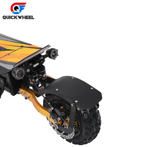 Wheel caldo 11 pollici doppio motore ad alta velocità pieghevole Off-Road Scooter elettrico tempesta con sospensione forcella anteriore - Product Image 5