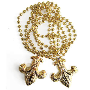 <span class=keywords><strong>2023</strong></span> nuevo Mardi Gras carnaval mexicano Cadena de cuentas collar de fiesta decoraciones navideñas galvanizadas 3 unids/set - Product Image 6