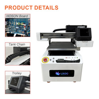 Pengiriman Cepat Printer UV LED Otomatis A3 untuk Pencetakan Logo pada Mug, Botol, Kayu, Kulit, Tersedia Stok Printer UV Flatbed 4050