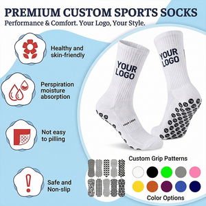 <span class=keywords><strong>Chaussettes</strong></span> de football antidérapantes personnalisées OEM <span class=keywords><strong>avec</strong></span> coussinets et grip sportif, <span class=keywords><strong>chaussettes</strong></span> à cinq doigts - Product Image 3