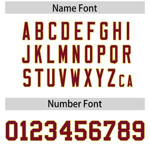 เสื้อเจอร์ซีย์ฟุตบอลแบบทูโทนสีขาวคาร์ดินัลสั่งทำพิเศษพร้อมชื่อและหมายเลขตามต้องการ - Product Image 4