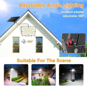 New Arrival Wholesale Price LED <strong>Light</strong> Solar Garden Night Sensor Solar Security <strong>Lights</strong> Outdoor