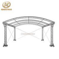 Arco de Aluminio para Iluminación Musical, Estructura de Iluminación para Conciertos, Techo de Arco para Eventos