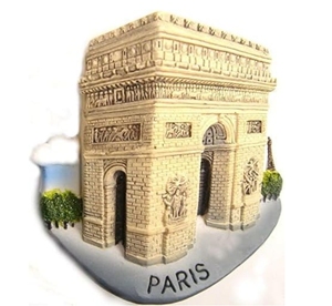 Résine 3D <span class=keywords><strong>Monument</strong></span> Paris Réfrigérateur Aimant - Product Image 2