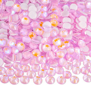 OLeeya Haute Qualité Cristal Verre Strass Colle Allemande Fer sur Cristal ab Hotfix Strass en Vrac pour Tissu Vêtement Décoration - Product Image 3