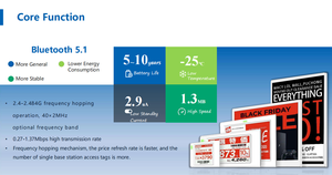 Nhà máy trực tiếp 2.1 inch kỹ thuật số thông minh Thẻ bán lẻ E Ink hiển thị <span class=keywords><strong>ESL</strong></span> điện tử hệ thống nhãn kệ cho siêu thị sử dụng - Product Image 6