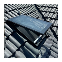 Fenêtre de toit de lucarne durable de prix usine avec la lucarne de lucarne de verre de cadre en aluminium à distance