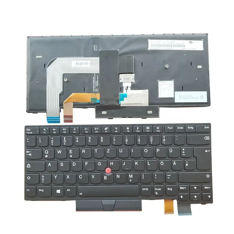 Hakiki Laptop klavye Len ovo Thinkpad T470 T480 dizüstü klavyesi İşaretçi ve çerçeve
