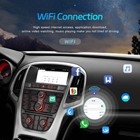 Autoradio Android Podofo 4+64G 7'' CarPlay sans fil Android Auto pour Buick Excelle 2010-2014/Opel Astra J 2011-2012 IPS/DSP/WIFI