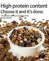 Aliments secs pour chats OEM&ODM, sans céréales, de haute qualité, sains, pour tous les chats et chiens, avec de nombreuses saveurs, fournis directement par l'usine