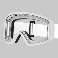 Baikang 7097 personnaliser usine OEM adulte Anti-buée Snowboard lunettes de soleil Double lentille UV lunettes de Ski