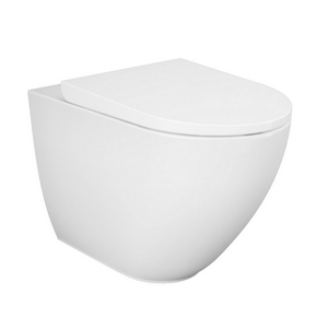 Inodoro Suspendido Sin Borde de 58 cm con Fijaciones Ocultas - Product Image 1