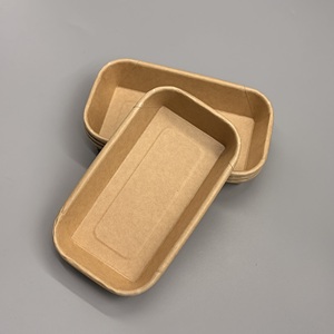 Barquette alimentaire jetable empilable en papier, personnalisable avec logo, étanche, pour plats à emporter, frites et fruits – Offre spéciale - Product Image 5
