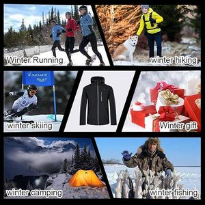 Giacche <span class=keywords><strong>Safari</strong></span> Intelligenti con Ricarica USB per Uomo e Donna, Impermeabili, Antivento, Calde, per Alpinismo, <span class=keywords><strong>Abbigliamento</strong></span> Riscaldato 100% - Product Image 6