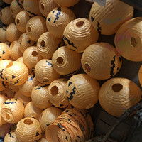 Lanterne en papier citrouille d'Halloween, fantôme, chauve-souris, chat – Décorations de fête DIY pour les festivals et le Qixi Festival