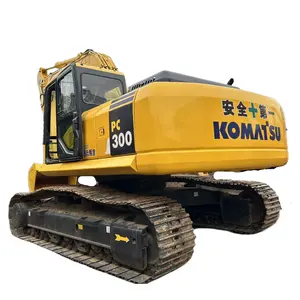 Escavadeira usada original Komatsu PC300-7 para projeto de conservação de água de esteira rolante de 30 toneladas PC 300 270 para promoção de venda