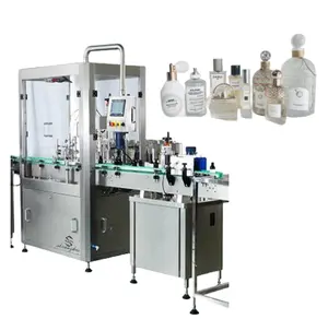 Máquina automática de engarrafamento de frascos de perfume 5-150ml, máquina de enchimento de plantas e perfume