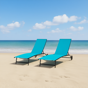 Silla Tumbona Plegable para Exteriores, Diseño Moderno, Reclinable, para Playa, Superficie Dura, Operación Manual - Product Image 2