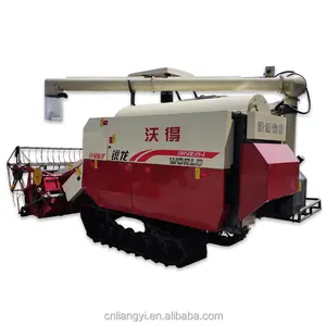 Cosechadora de arroz, cosechadora china combinada con cosechadora fm world, 88HP, 102HP, 6,0
