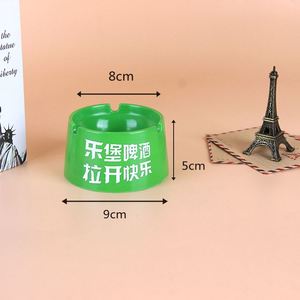 Vente en gros Cendrier en céramique rond personnalisable Design coloré avec logo Style classique Accessoires pour fumeurs Promotions - Product Image 1