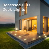 IP67 Étanche DC 12V de Métro Pont Lumière 10/16pcs LED Encastré Lampe Extérieure Cour Jardin Pathway Escaliers Paysage Lumières