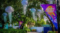 Décoration d'événements avec logo personnalisé, publicité, méduse gonflable lumineuse suspendue pour l'extérieur ou les boîtes de nuit