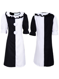 Costume de cosplay Art the Clown du film <span class=keywords><strong>Terrifier</strong></span> <span class=keywords><strong>2</strong></span>, pour Halloween, avec design taché de sang, pour hommes et femmes, en tissu/textile, pour les fêtes - Product Image 4