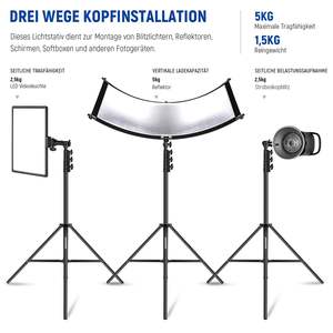 ขาตั้งกล้องอลูมิเนียมอัลลอยด์สำหรับงานหนัก รุ่น ST-300AC พร้อมอะแดปเตอร์สกรู 1/4 นิ้ว และ 3/8 นิ้ว รับน้ำหนักได้ 6 กิโลกรัม ดีไซน์พกพาสะดวก - Product Image 4