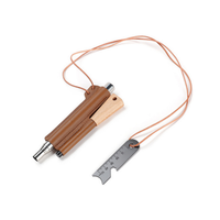 Accessoires de camping en plein air, bâton de feu pour barbecue, bâton de feu solide rétractable de haute qualité, ensemble de pique-nique portable