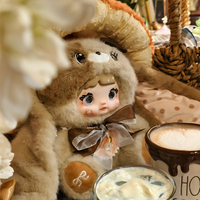 Nommi 400% champignon série Kawaii mignon fille Anime dessin animé Figure boîte mystère pour cadeau d'anniversaire et décor de chambre