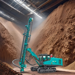 เครื่องเจาะหินบนพื้นผิวสำหรับงานระเบิด รุ่น SWDE165B  ชิ้นส่วนหลัก ปั๊ม มอเตอร์ เครื่องยนต์ เกียร์บ็อกซ์ PLC - Product Image 2